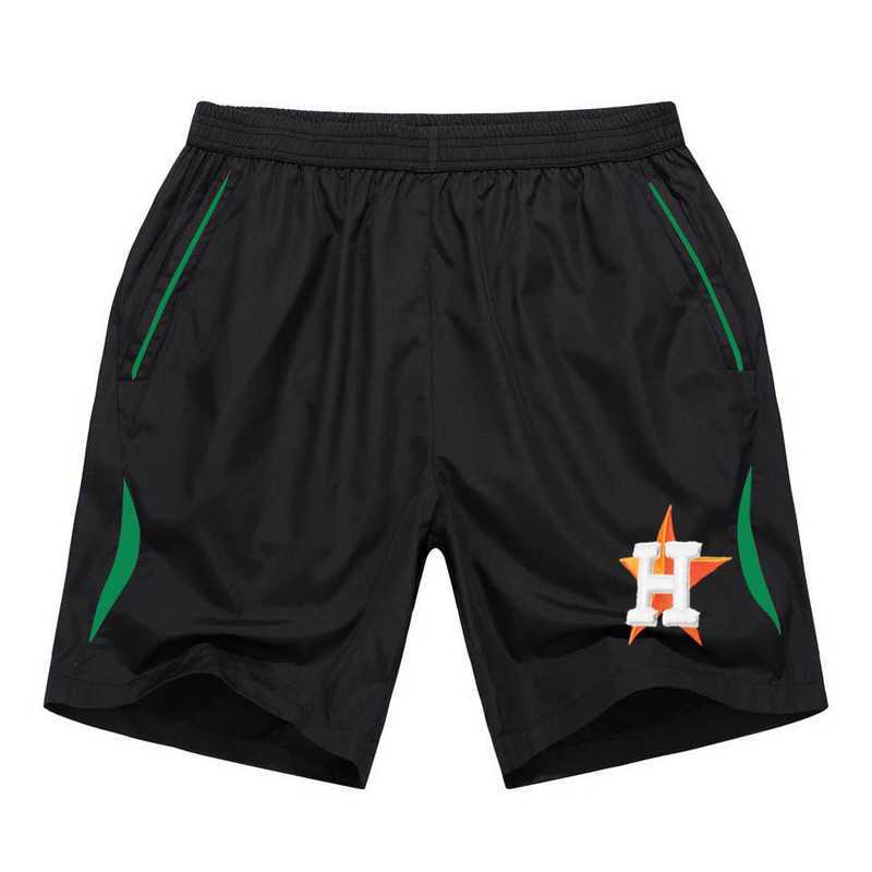 Men's Houston Astros Black Green Stripe MLB Shorts,We sell and wholesale Men's Houston Astros Black Green Stripe MLB Shorts on line form chian!